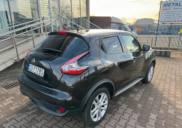 Nissan Juke cena 54000 przebieg: 73600, rok produkcji 2017 z Bełchatów małe 172